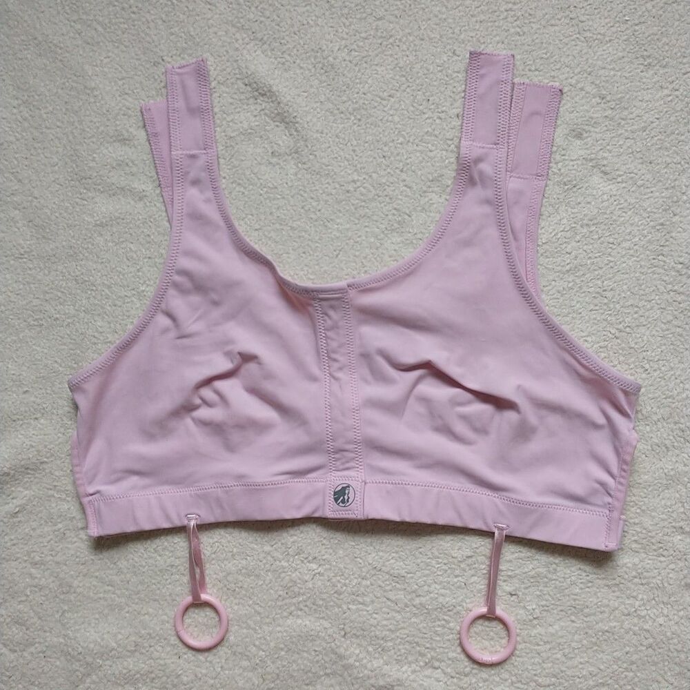 Masthead Surgical Bra XL Elizabeth Pink Style 042 FrontClosure Adjustable